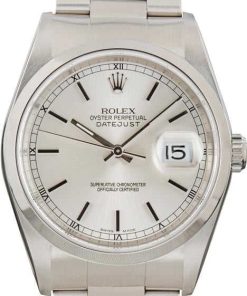 HandMade The Rolex Datejust 16200 Silver Index Dial