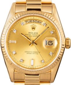 HandMade The Rolex President 18038 Baguette Diamond Dial