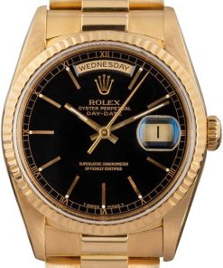 HandMade The Rolex Day-Date President 18238 Black Dial