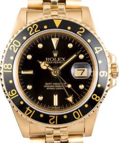 HandMade The Rolex 18K GMT-Master 16758 Yellow Gold