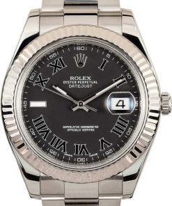 HandMade The Rolex Datejust II Ref 116334 Black Roman Dial