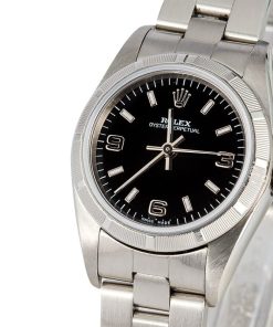 Alternative view of HandMade The Ladies Rolex Oyster Perpetual 76030 Black Dial