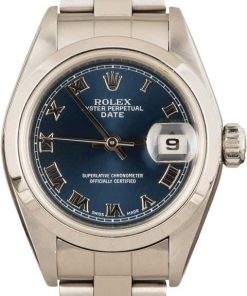 HandMade The Ladies Rolex Date 79160 Blue