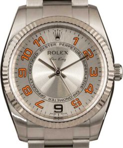HandMade The Rolex Air-King 114234 Silver Concentric Arabic Dial