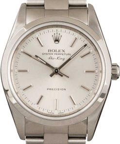 HandMade The Men's Rolex Air King 14000 Silver Dial