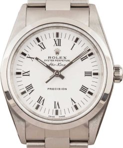 HandMade The Rolex Air King 14000M White Roman Dial