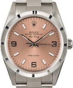 HandMade The Rolex Air-King 14010 Salmon Dial Steel Oyster