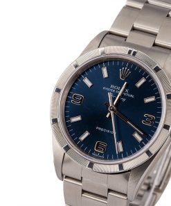 Alternative view of HandMade The Rolex Air-King 14010 Blue Dial