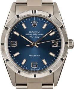 HandMade The Rolex Air-King 14010 Blue Dial Steel Oyster
