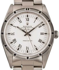 HandMade The Rolex Air-King 14010M White Roman Dial