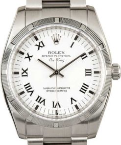 HandMade The Air-King Rolex 114210 White Dial