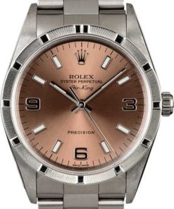 HandMade The Rolex Air-King 14010 Salmon Dial Steel Oyster