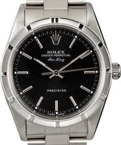 HandMade The Rolex Air-King 14010M Black 100% Authentic