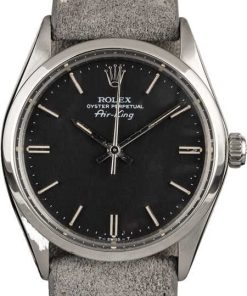 HandMade The Rolex Air-King 5500 Black Index Dial