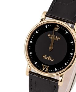 Alternative view of HandMade The Rolex Cellini 5115 Black Dial