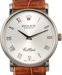 HandMade The Rolex Cellini 5115 Silver Roman Dial