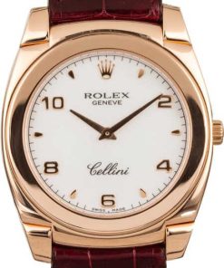 HandMade The Rolex 18k Rose Gold Cellini Cestello 5330