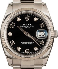 HandMade The Rolex Date 115234 Arabic Diamond Dial
