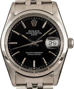 HandMade The Rolex Steel Date 15010 Black Dial