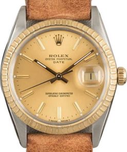 HandMade The Rolex Date 15053 Champagne Dial