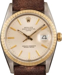 HandMade The Rolex Date 15053 Leather Band