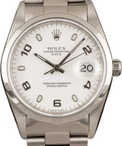 HandMade The Rolex Date 15200 White Arabic Dial T