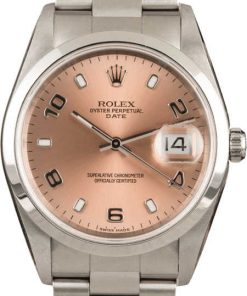 HandMade The Factory Stickered Rolex Date 15200 Salmon Dial