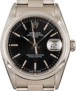 HandMade The Black Dial Rolex Date 15200 Steel Oyster