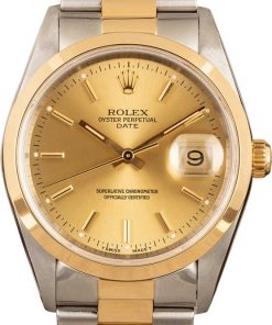 HandMade The Rolex Date 15203 Two-Tone 100% Authentic