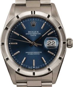 HandMade The Rolex Date 15210 Blue Index Dial T
