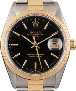 HandMade The Rolex Date 15223 Black Dial Two Tone