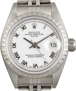 HandMade The Rolex Date 79240 White Roman Dial