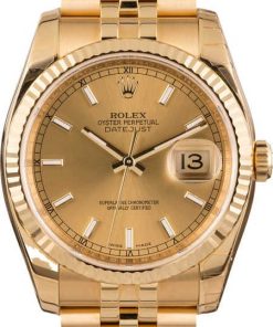 HandMade The Unworn Men's Rolex DateJust 116238