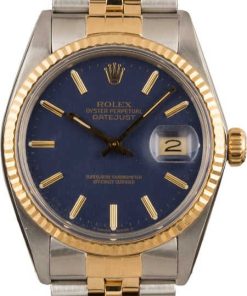 HandMade The Rolex DateJust 16013 Blue Dial