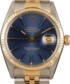 HandMade The Men's Rolex Oyster Perpetual DateJust Stainless Steel and Gold 16013