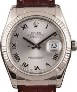 HandMade The Rolex Datejust 116139 Alligator Strap