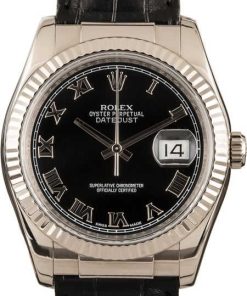 HandMade The Rolex Datejust Black Dial 116139