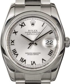 HandMade The Unworn Rolex Datejust 116200 Rhodium Roman Dial