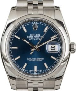 HandMade The Rolex Datejust 116200 Blue Dial Luminous Index