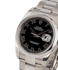 Alternative view of HandMade The 115787-1 Men's Rolex Datejust 116200BKRO Roman Dial
