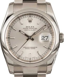 HandMade The Rolex Steel Datejust 116200 Silver Index Dial
