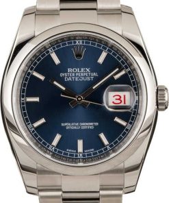 HandMade The Rolex Datejust 116200 Blue Dial Watch