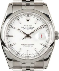 HandMade The Rolex Datejust 116200 White Dial Jubilee