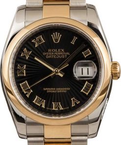 HandMade The Rolex Datejust 116203 Black Sunbeam Dial