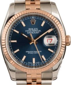 HandMade The Rolex Datejust 116231 Blue Luminous Dial