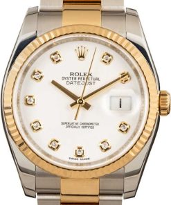 HandMade The Rolex Datejust 116233 White Diamond Dial