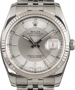 HandMade The Rolex Datejust 116234 Silver Tuxedo Dial
