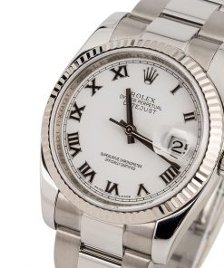Alternative view of HandMade The Rolex Datejust 116234 White Dial
