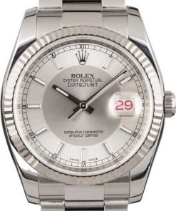 HandMade The Rolex Datejust 116234 Silver Tuxedo Dial
