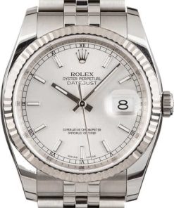 HandMade The Rolex Datejust 116234 Silver Dial Steel Jubilee